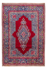 Tapis persan - Classique - 362 x 249 cm - rouge foncé