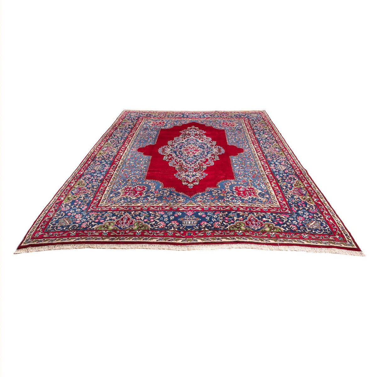 Tapis persan - Classique - 362 x 249 cm - rouge foncé