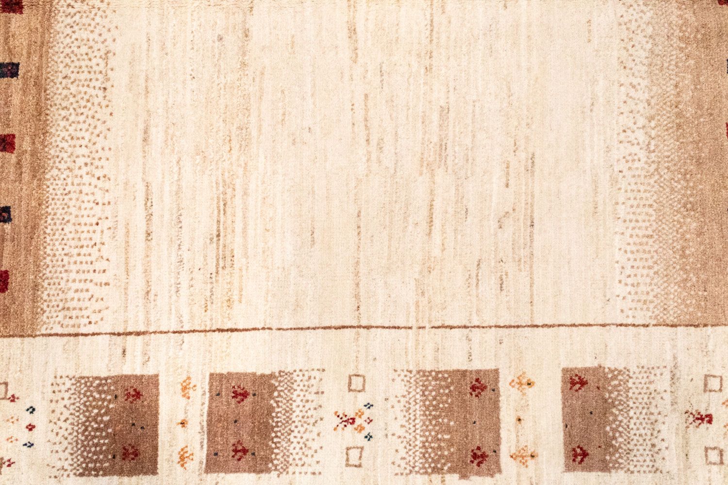 Tapis Gabbeh - Loribaft Persan - 258 x 154 cm - beige