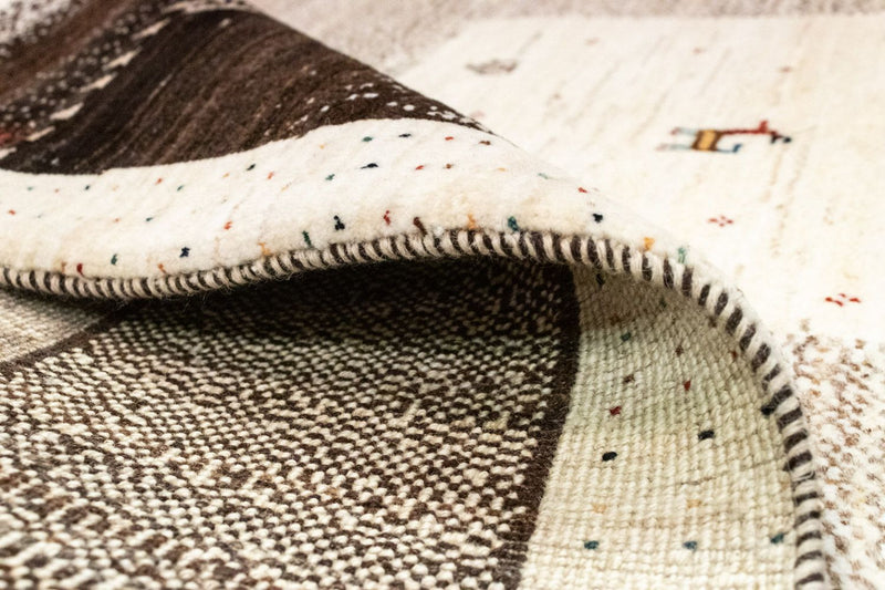 Tapis Gabbeh - Loribaft Persan - 248 x 162 cm - multicolore