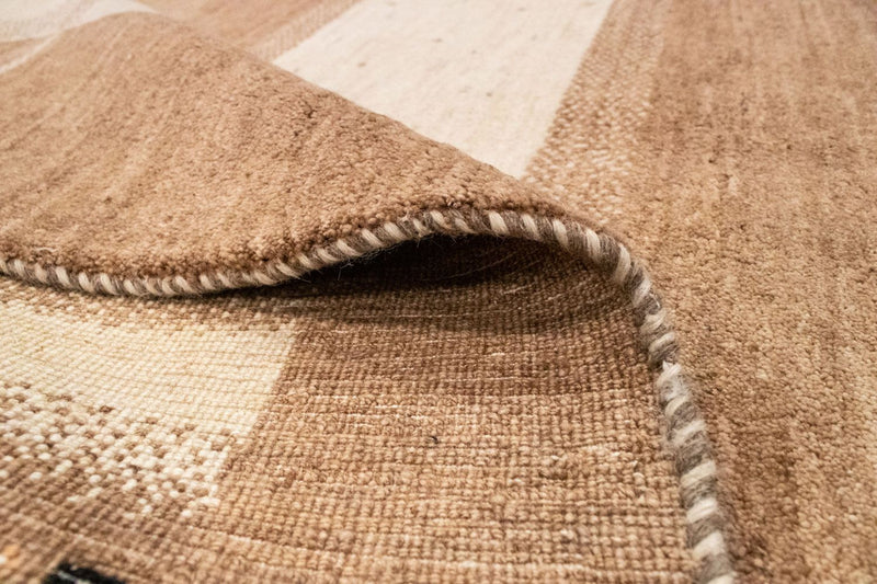 Tapis Gabbeh - Loribaft Persan - 230 x 159 cm - marron