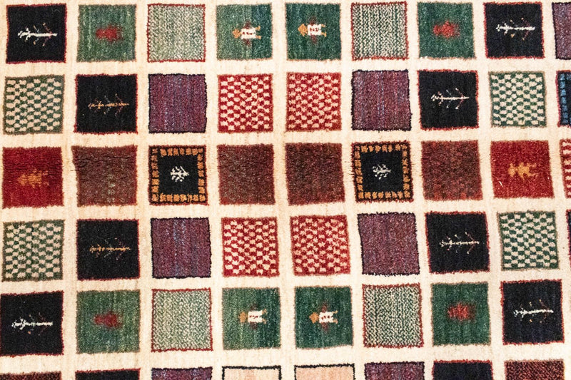 Tapis Gabbeh - Loribaft Persan - 247 x 152 cm - colorée
