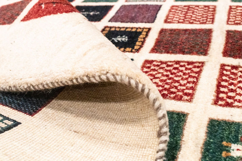 Tapis Gabbeh - Loribaft Persan - 247 x 152 cm - colorée
