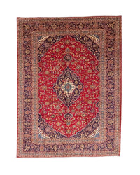 Tapis persan - Keshan - 353 x 255 cm - rouge