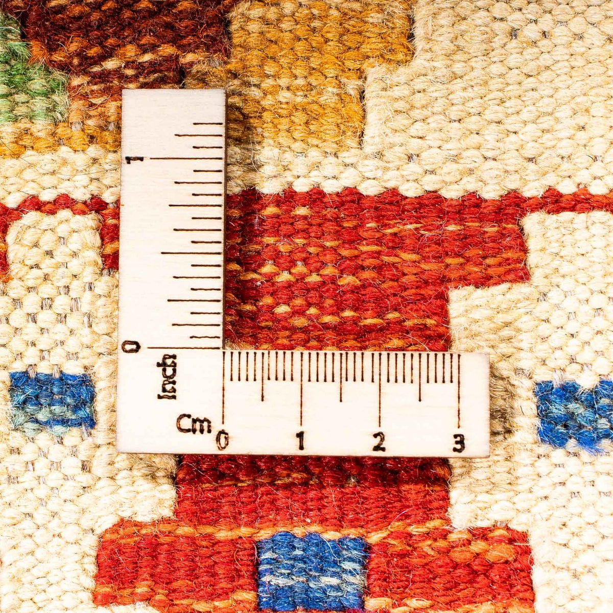 Tapis de couloir Tapis Kelim - Splash - 305 x 81 cm - beige