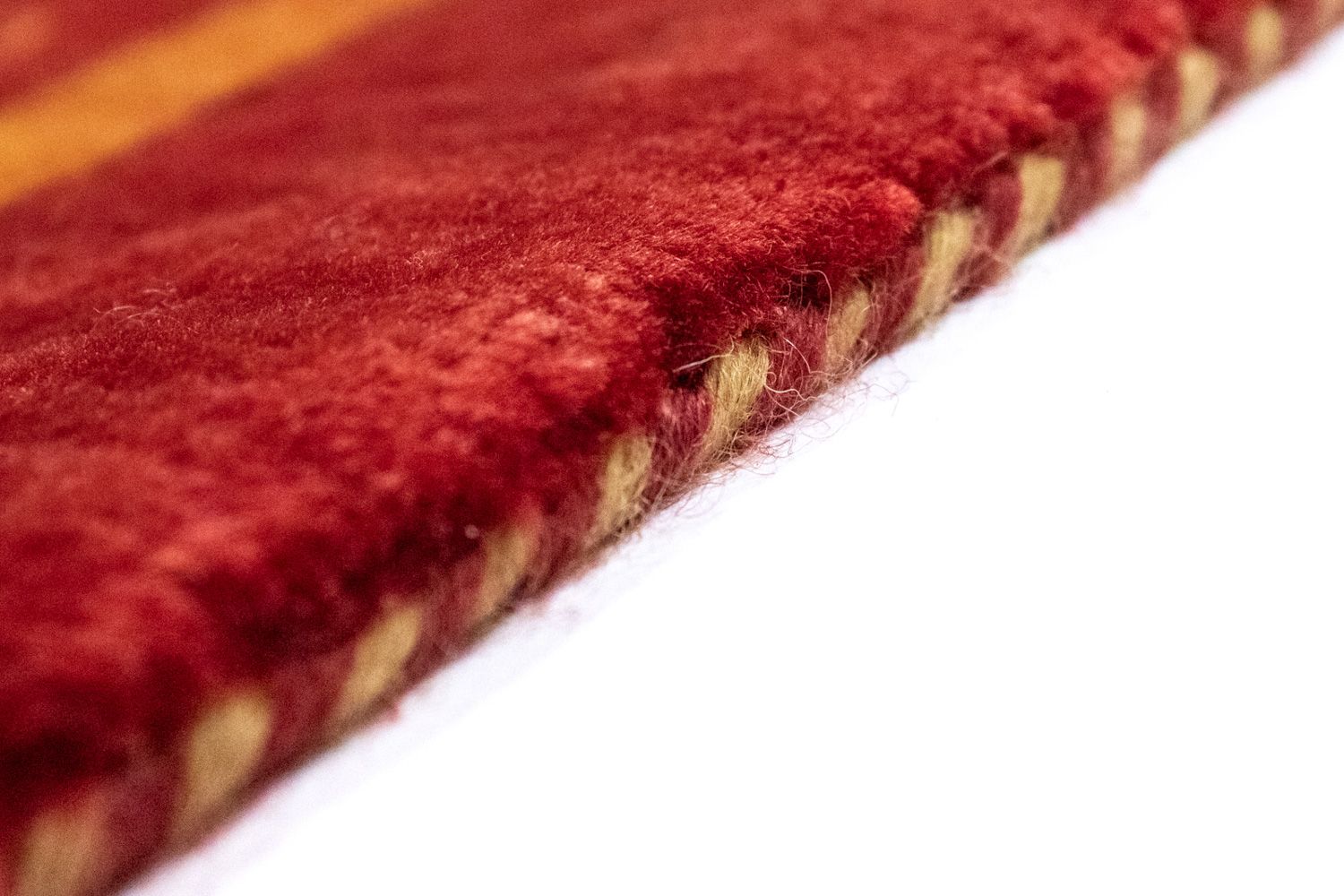 Tapis Gabbeh - Loribaft Persan - 235 x 174 cm - rouge
