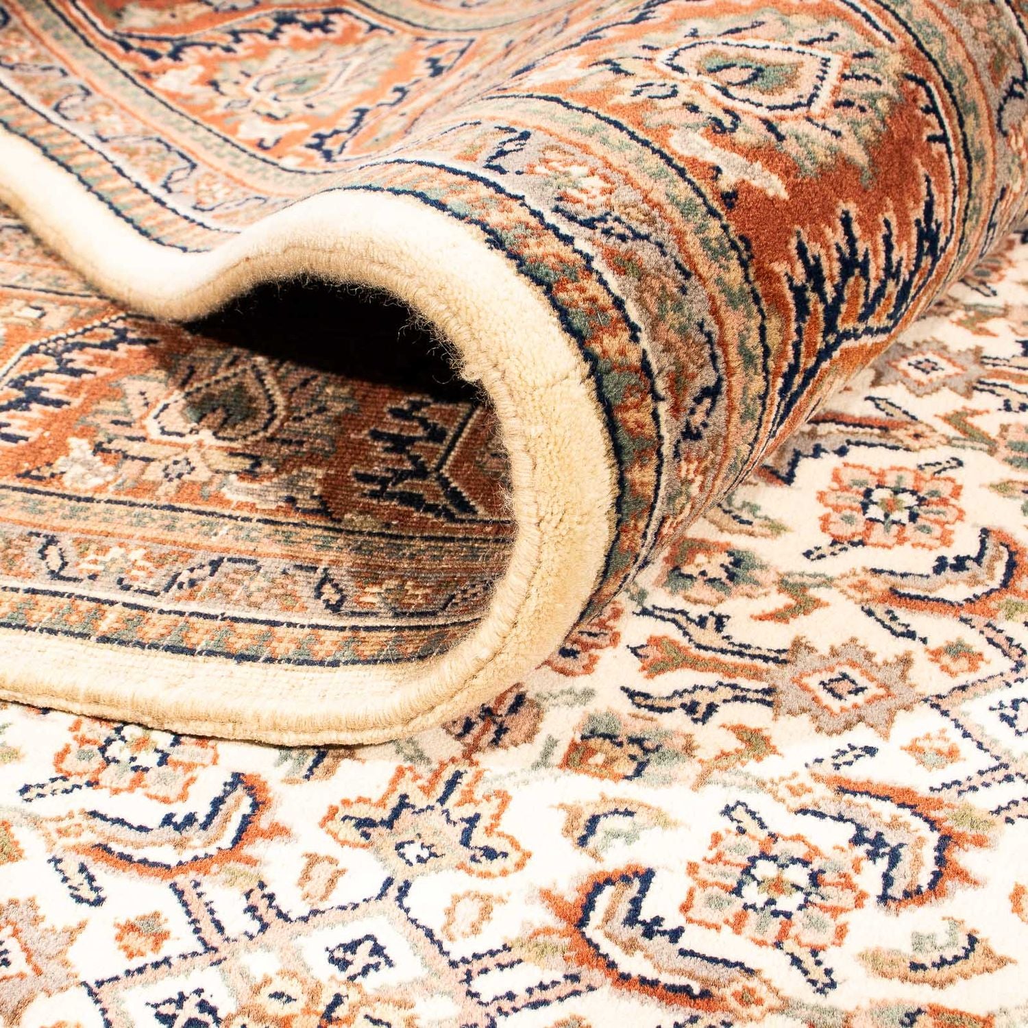 Tapis oriental - Bidjar - Indus - 242 x 173 cm - beige