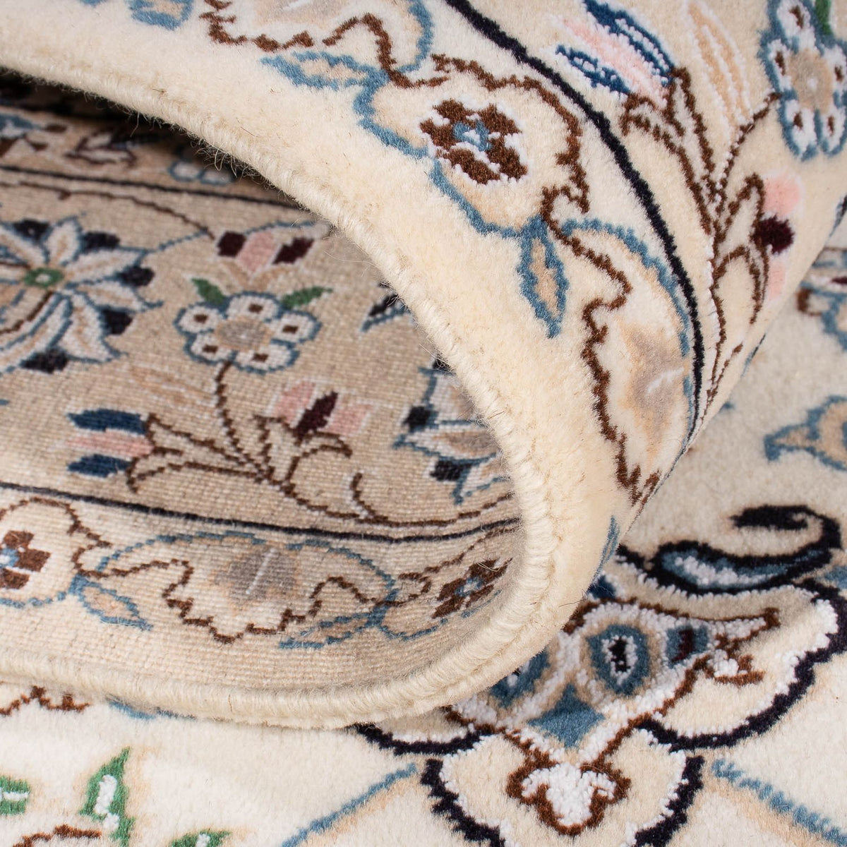 Tapis persan - Nain - Royal - 245 x 155 cm - beige