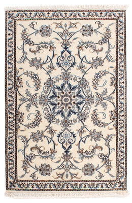Tapis persan - Nain - 137 x 90 cm - beige