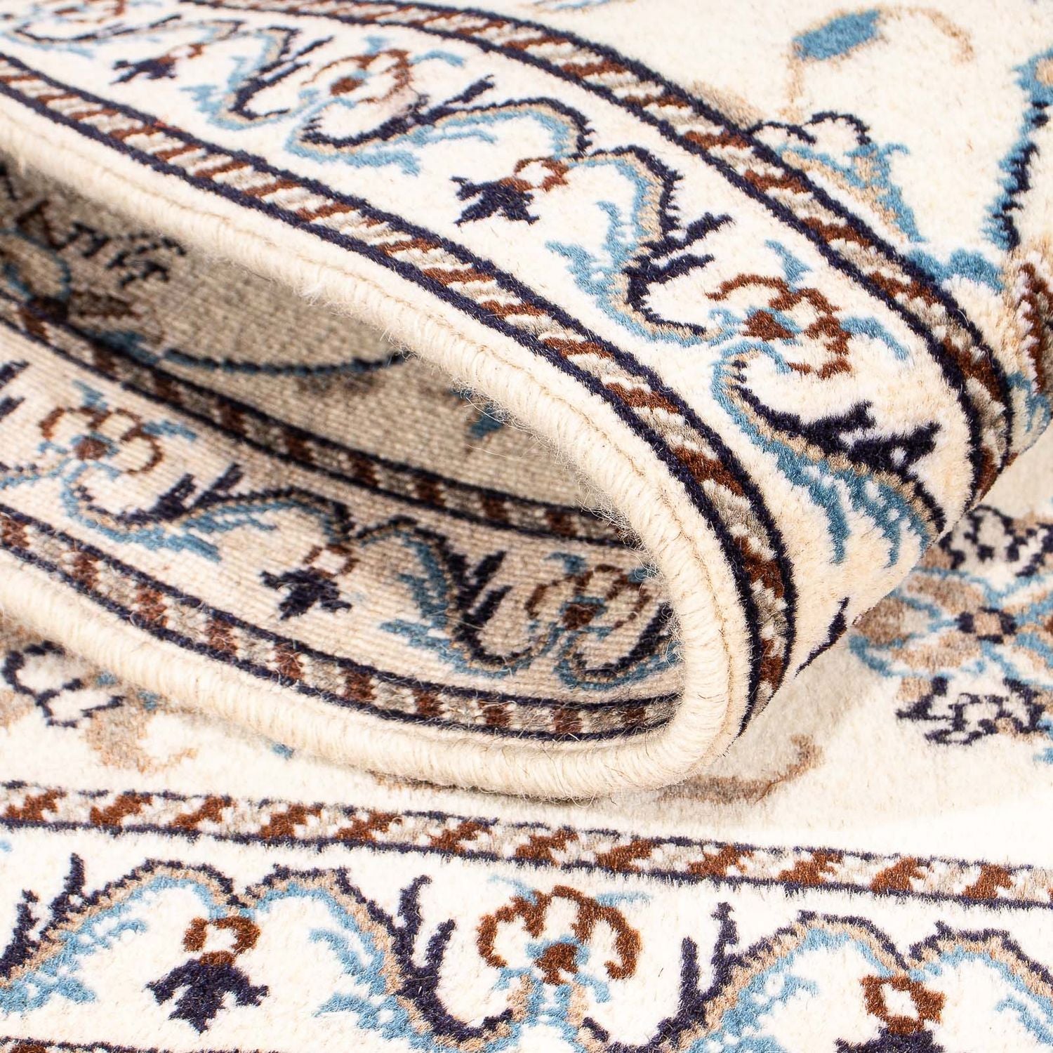 Tapis persan - Nain - 137 x 90 cm - beige