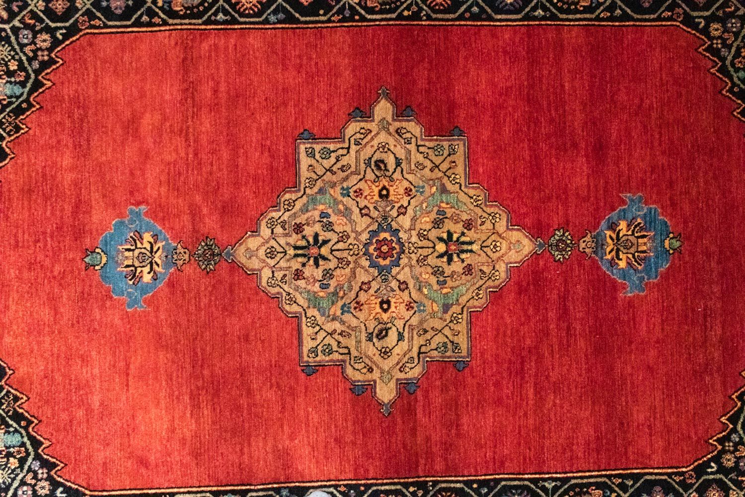 Tapis persan - Nomadic - 242 x 162 cm - rouge