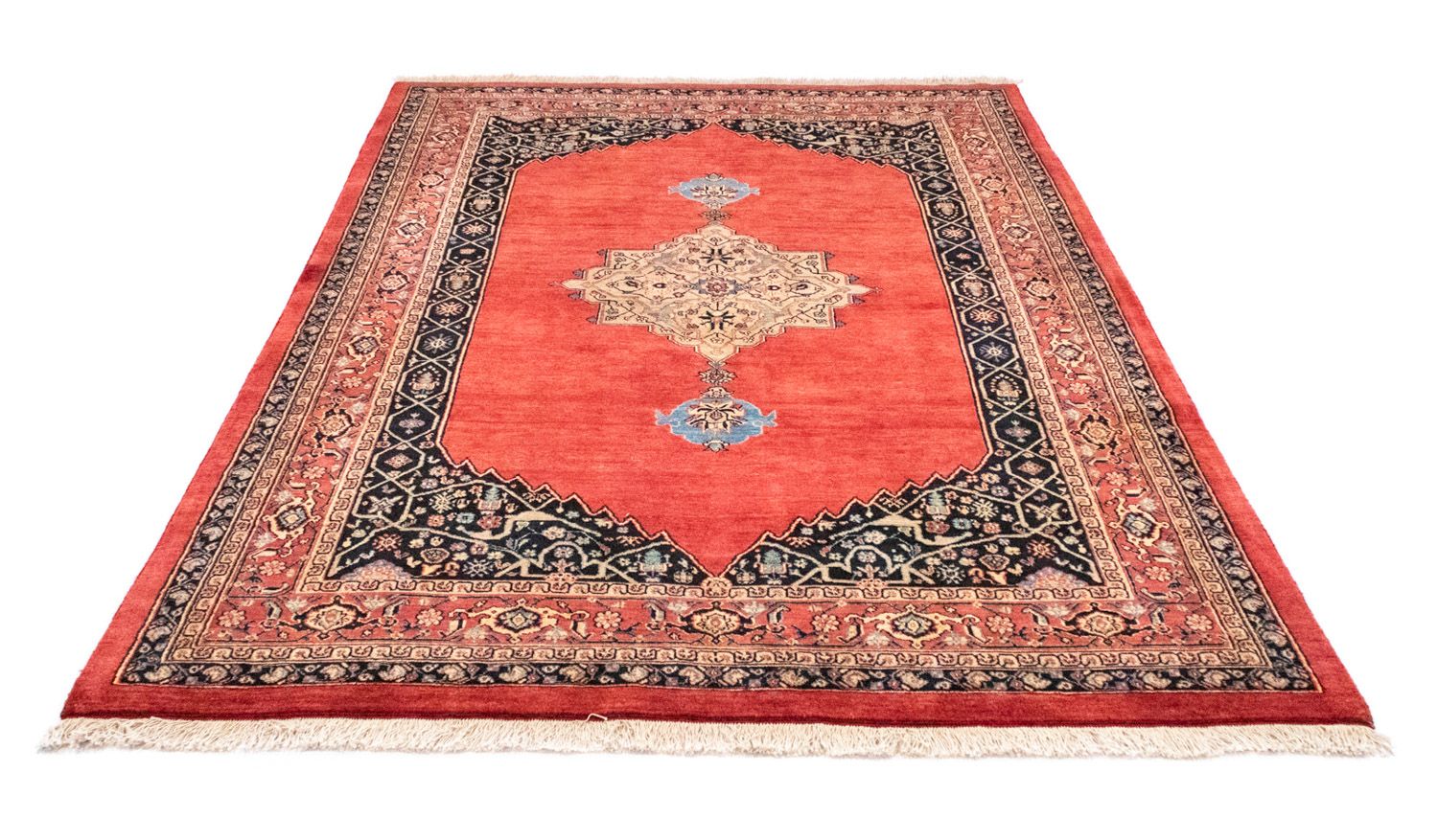 Tapis persan - Nomadic - 242 x 162 cm - rouge
