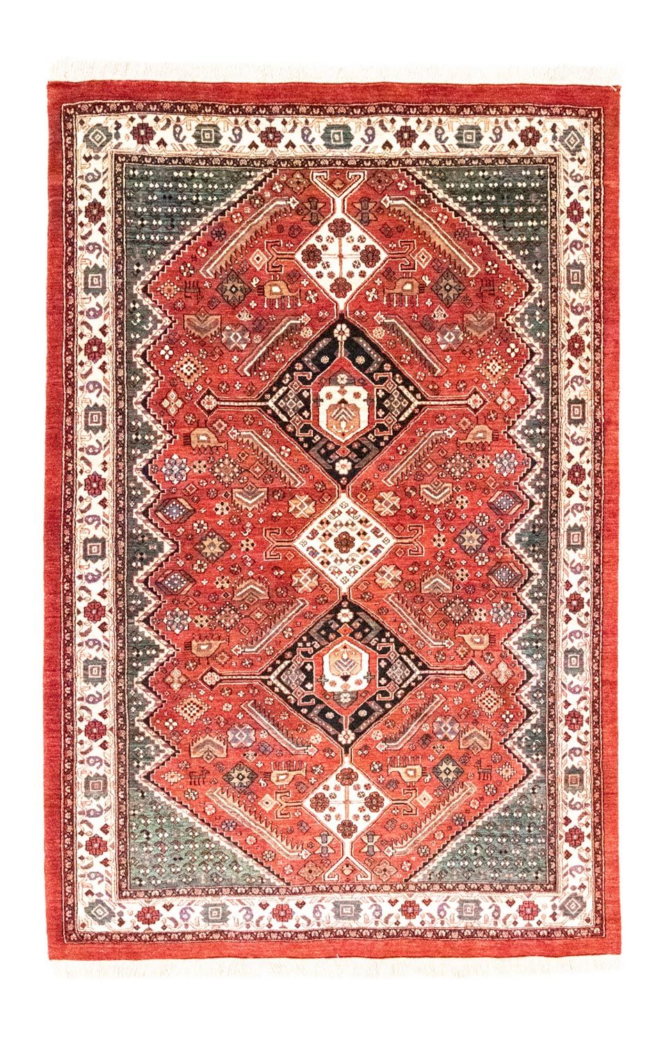 Tapis persan - Nomadic - 250 x 160 cm - rouge