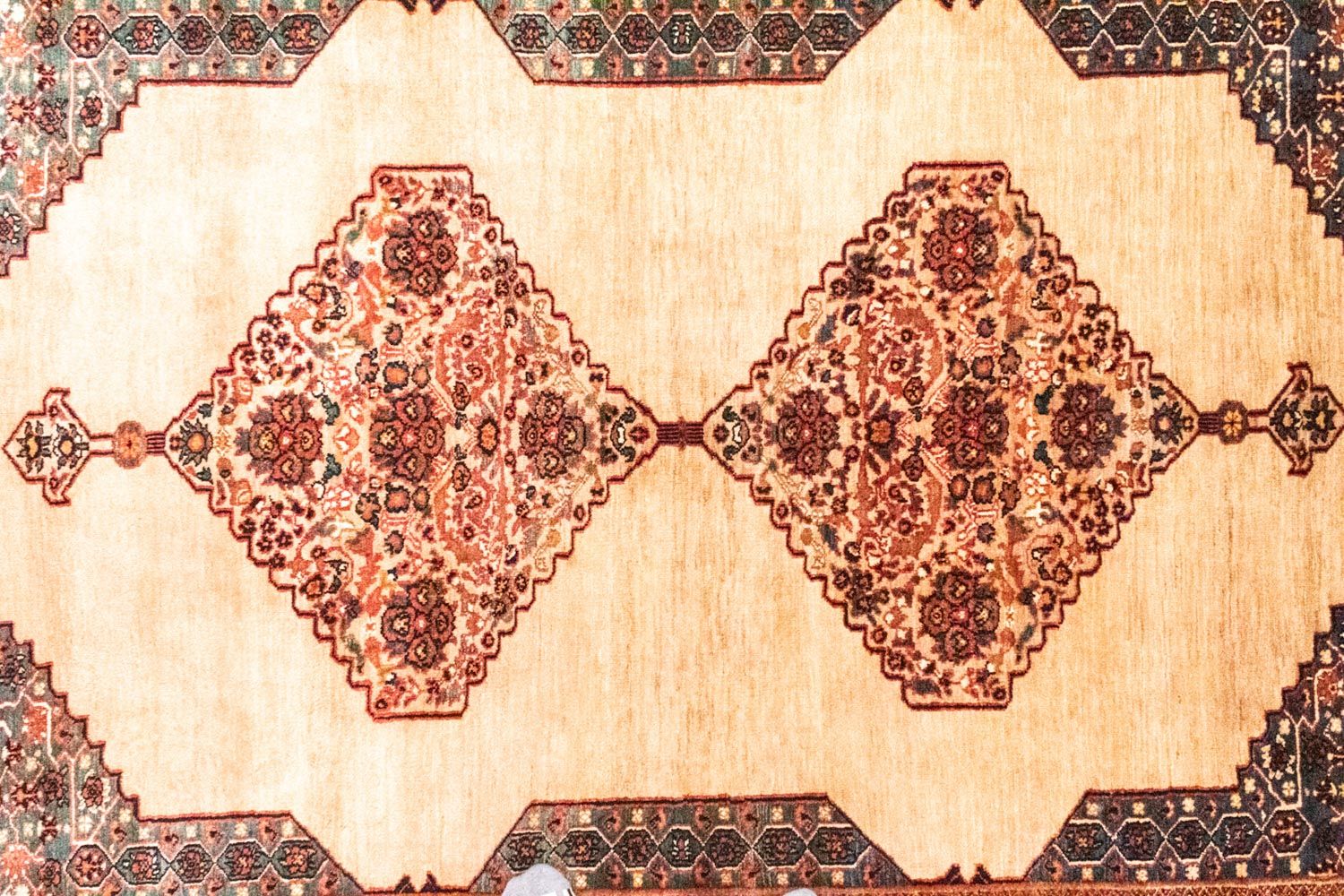 Tapis persan - Nomadic - 235 x 155 cm - beige