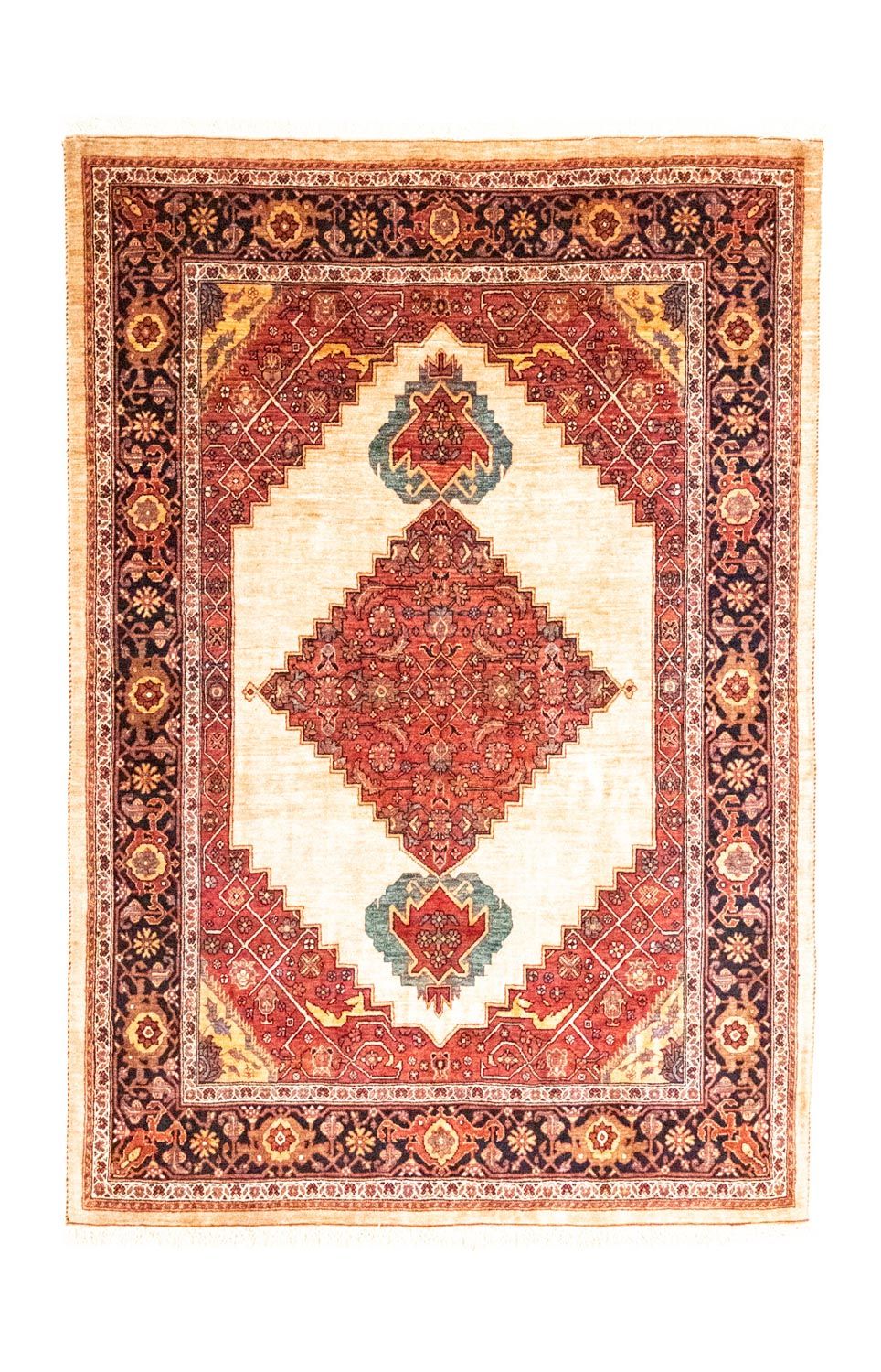Tapis persan - Nomadic - 228 x 157 cm - rouge