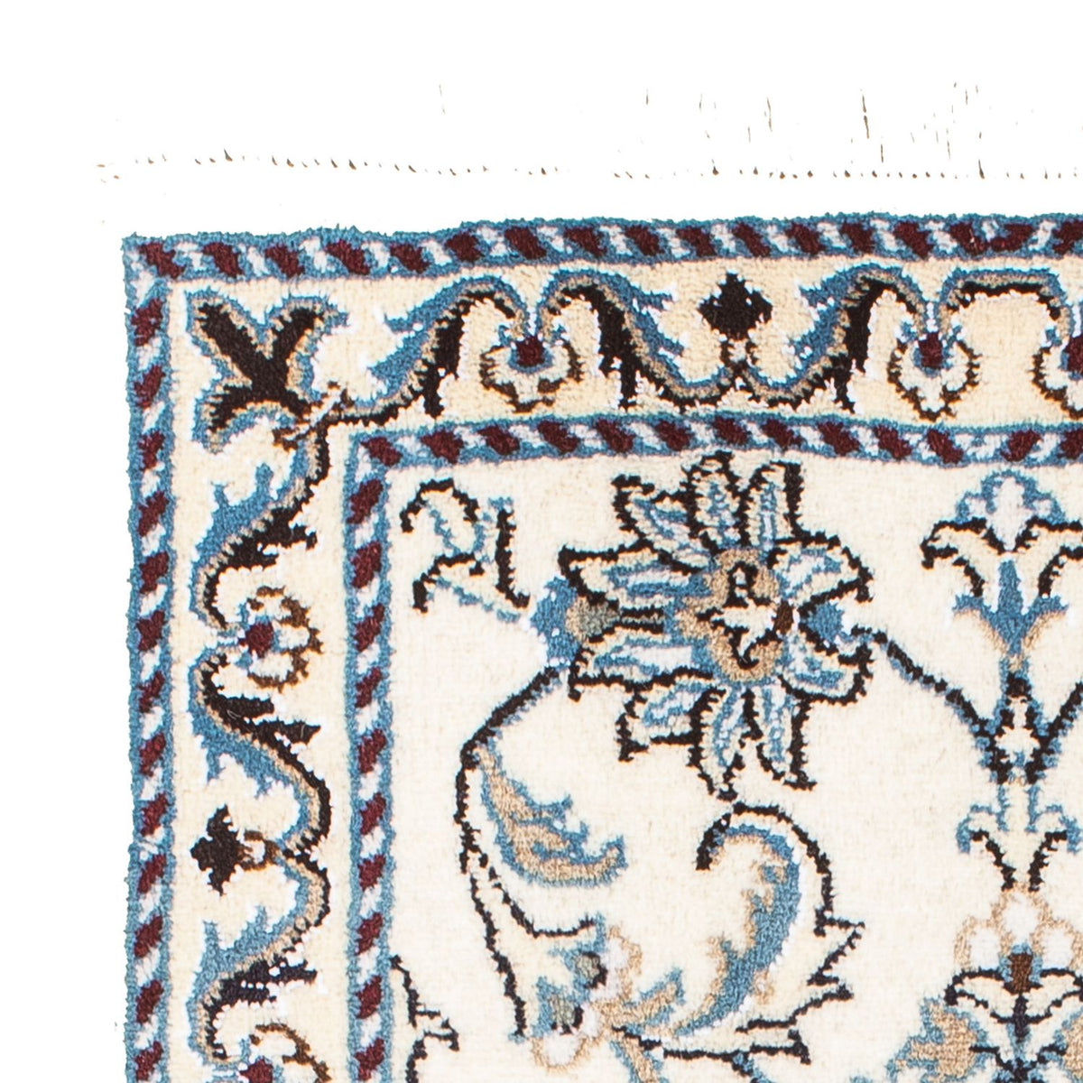 Tapis persan - Nain - 81 x 58 cm - beige