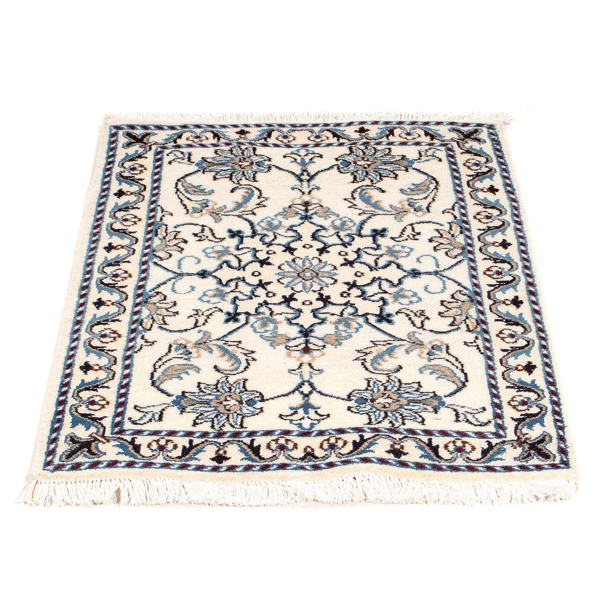 Tapis persan - Nain - 81 x 58 cm - beige