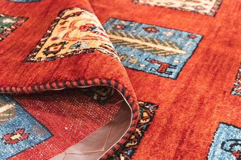 Tapis persan - Nomadic - 244 x 158 cm - orange