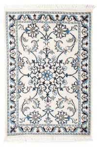 Tapis persan - Nain - 84 x 57 cm - beige