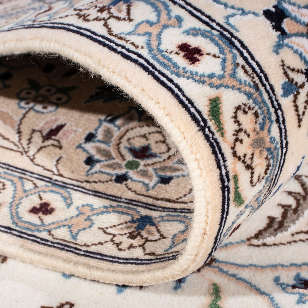 Tapis persan - Nain - Royal - 248 x 155 cm - beige