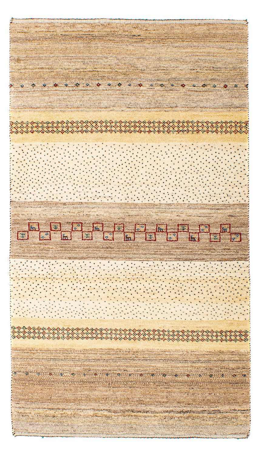 Tapis Gabbeh - Loribaft Persan - 138 x 79 cm - beige