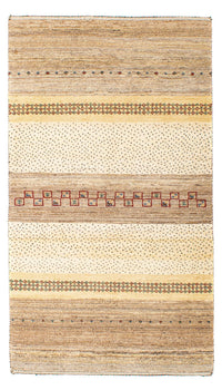 Tapis Gabbeh - Loribaft Persan - 138 x 79 cm - beige