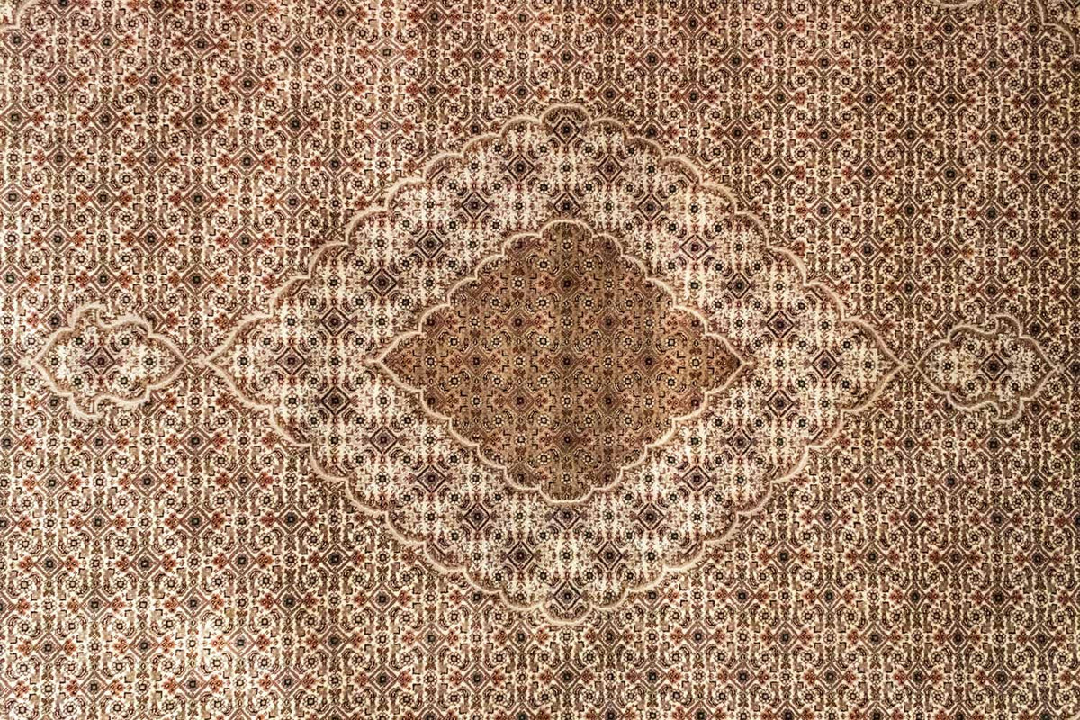 Tapis persan - Tabriz - 296 x 205 cm - marron