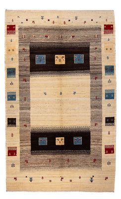 Tapis Gabbeh - Loribaft Persan - 240 x 153 cm - beige