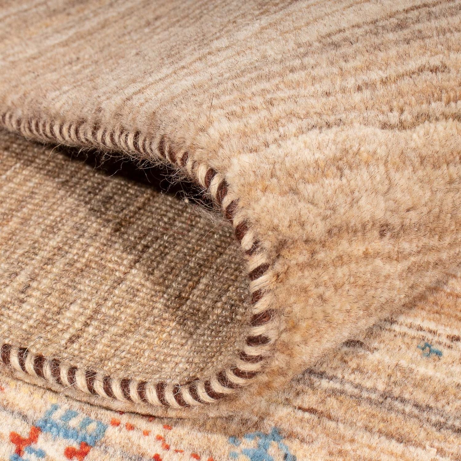 Tapis Gabbeh - Loribaft Persan - 245 x 157 cm - beige