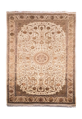 Tapis persan - Keshan - 306 x 198 cm - beige