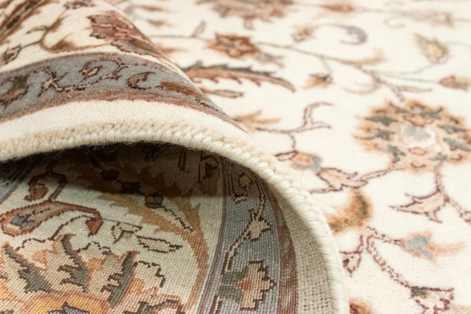 Tapis persan - Keshan - 306 x 198 cm - beige