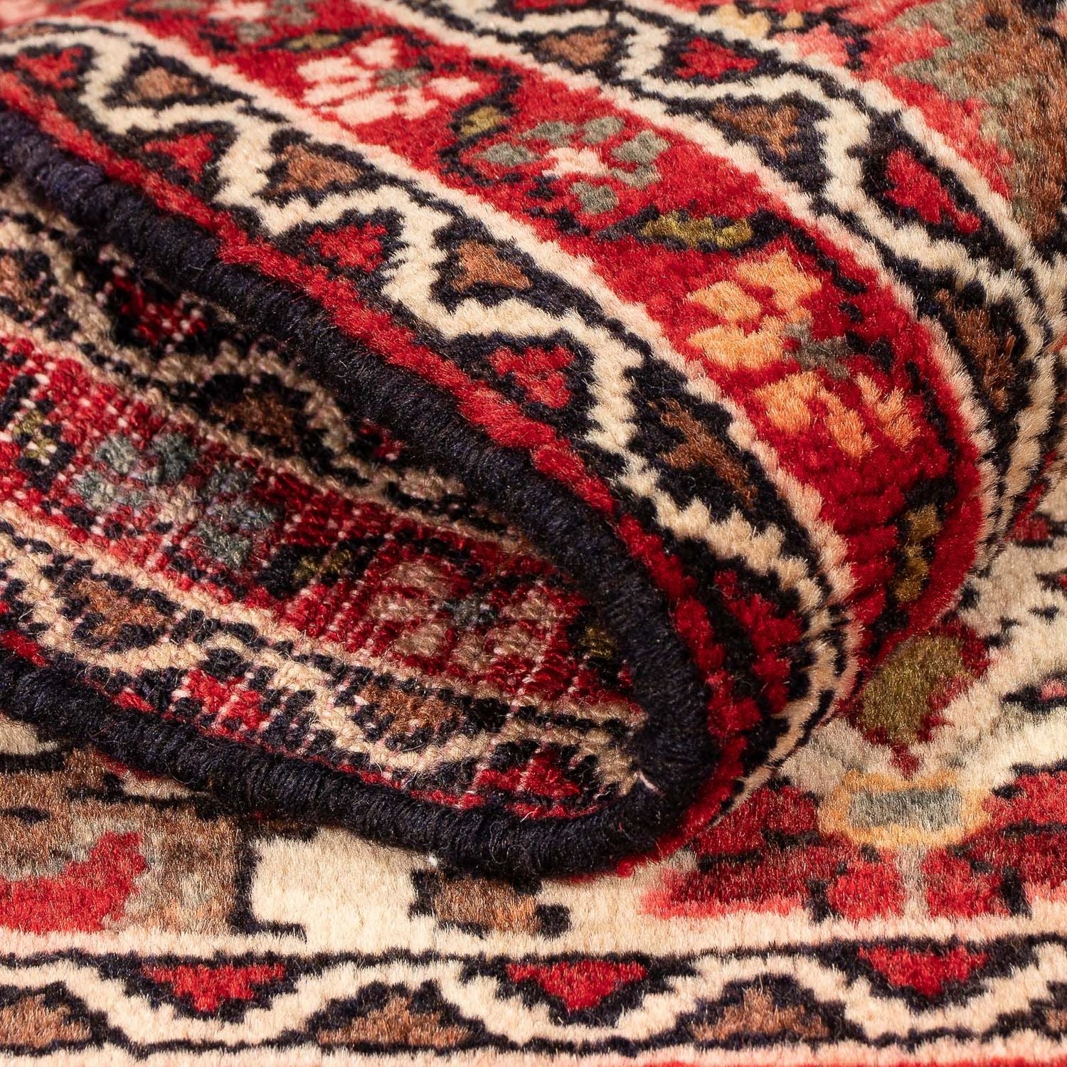 Tapis persan - Nomadic - 77 x 57 cm - beige