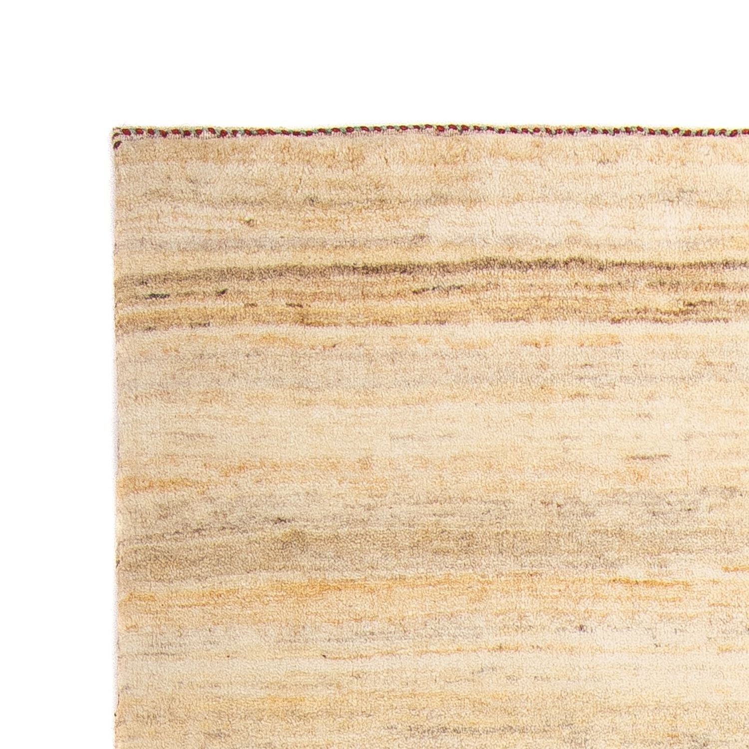 Tapis de couloir Tapis Gabbeh - Loribaft Persan - 200 x 93 cm - beige