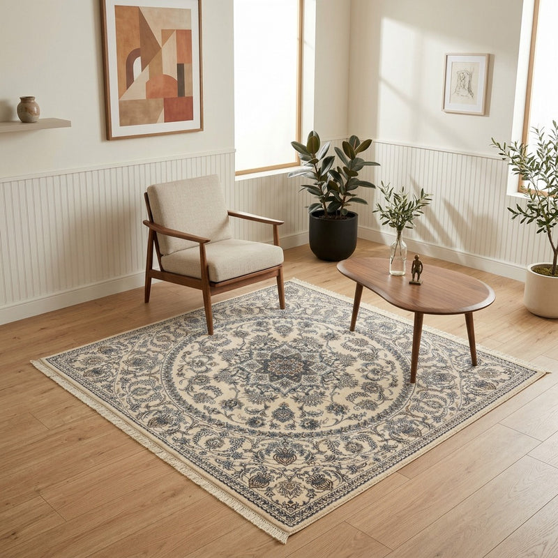 Tapis de Nain - 12La Tapis 200x200cm - Tapis persan