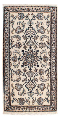 Tapis persan - Nain - 141 x 69 cm - beige