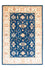 Tapis Ziegler - 253 x 178 cm - bleu