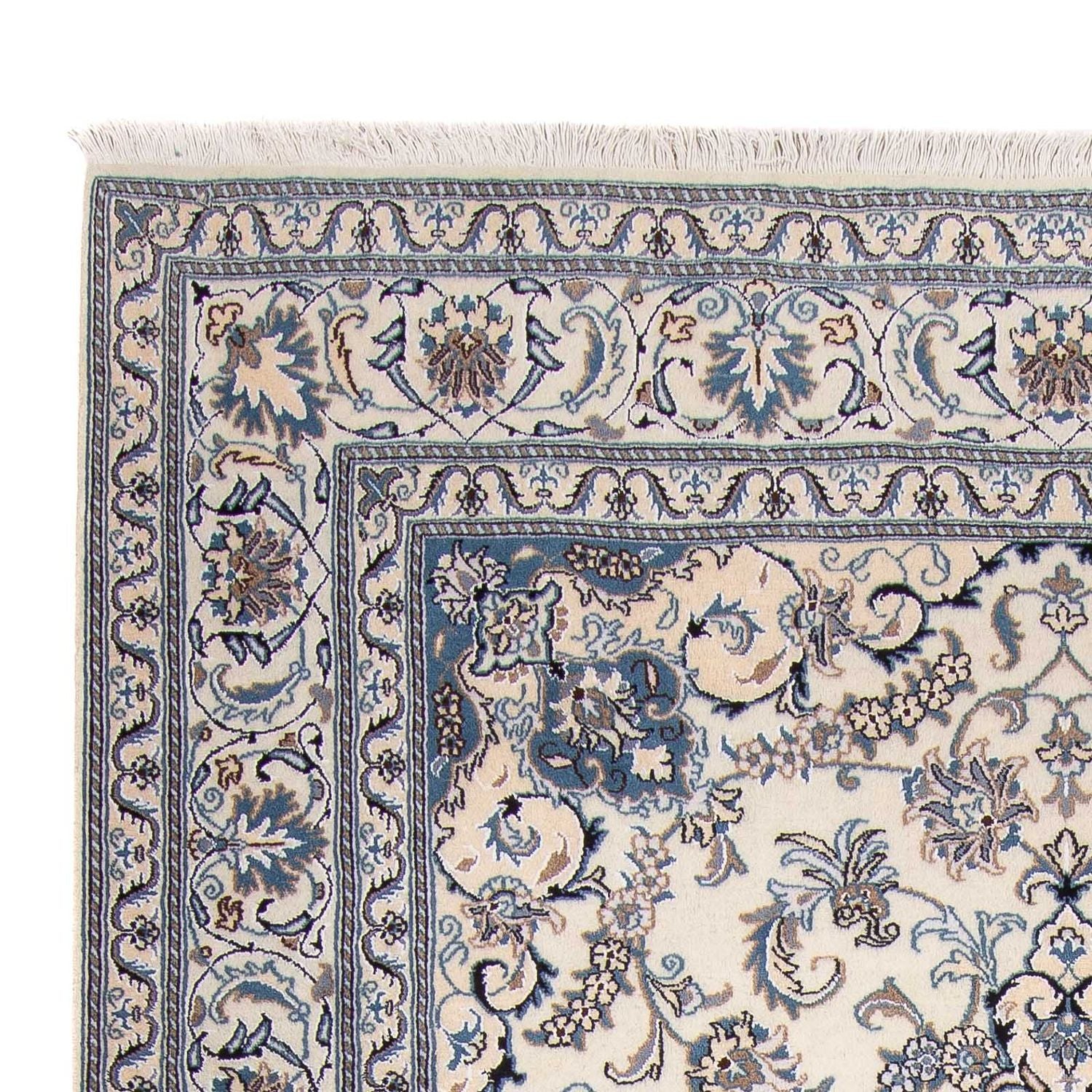Tapis persan - Nain - 297 x 200 cm - beige