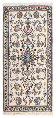 Tapis persan - Nain - 140 x 68 cm - beige