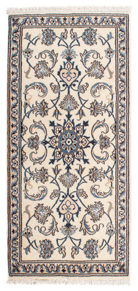 Tapis persan - Nain - 140 x 68 cm - beige
