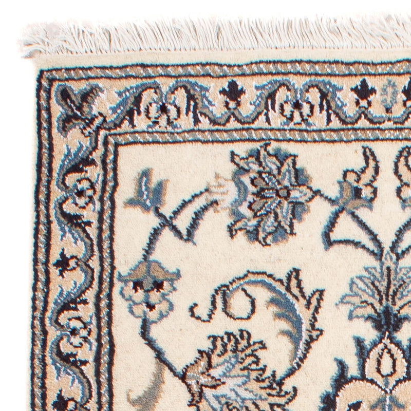 Tapis persan - Nain - 140 x 68 cm - beige