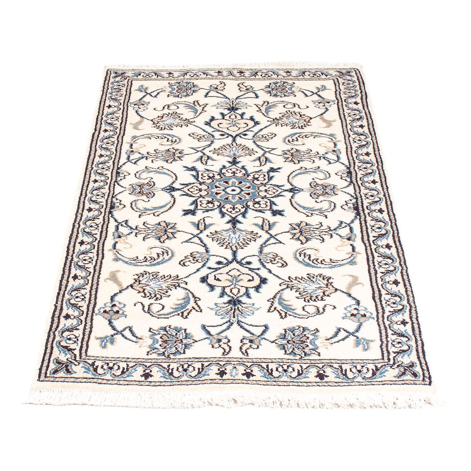 Tapis persan - Nain - 140 x 68 cm - beige