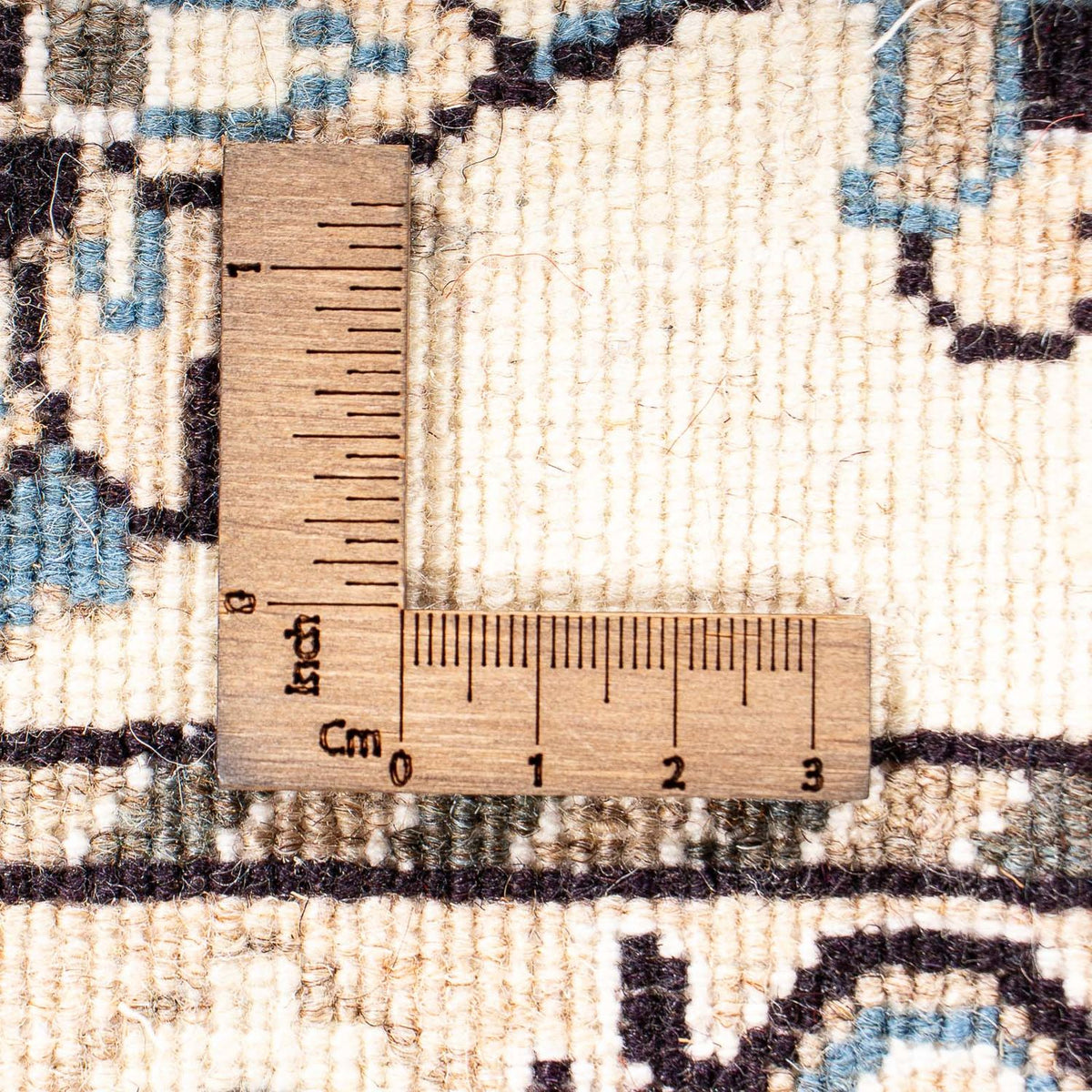 Tapis persan - Nain - 139 x 70 cm - beige