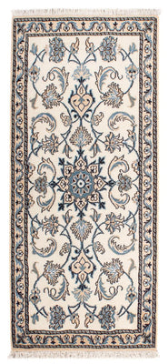 Tapis persan - Nain - 145 x 68 cm - beige