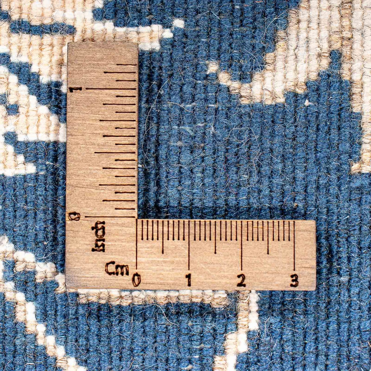 Tapis persan - Nain - 135 x 67 cm - bleu foncé