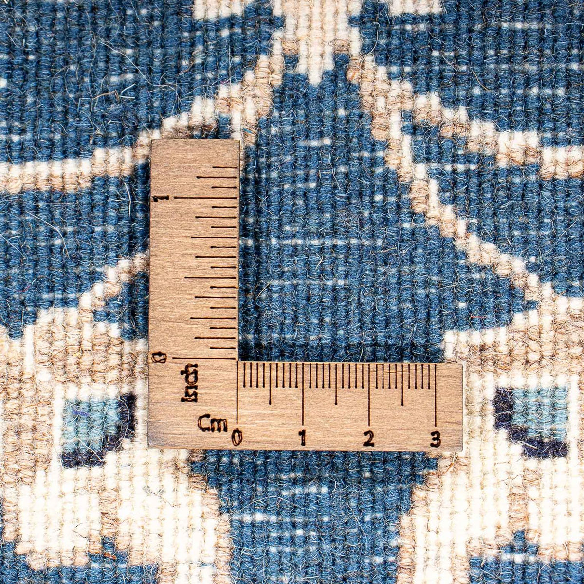 Tapis persan - Nain - 139 x 68 cm - bleu foncé