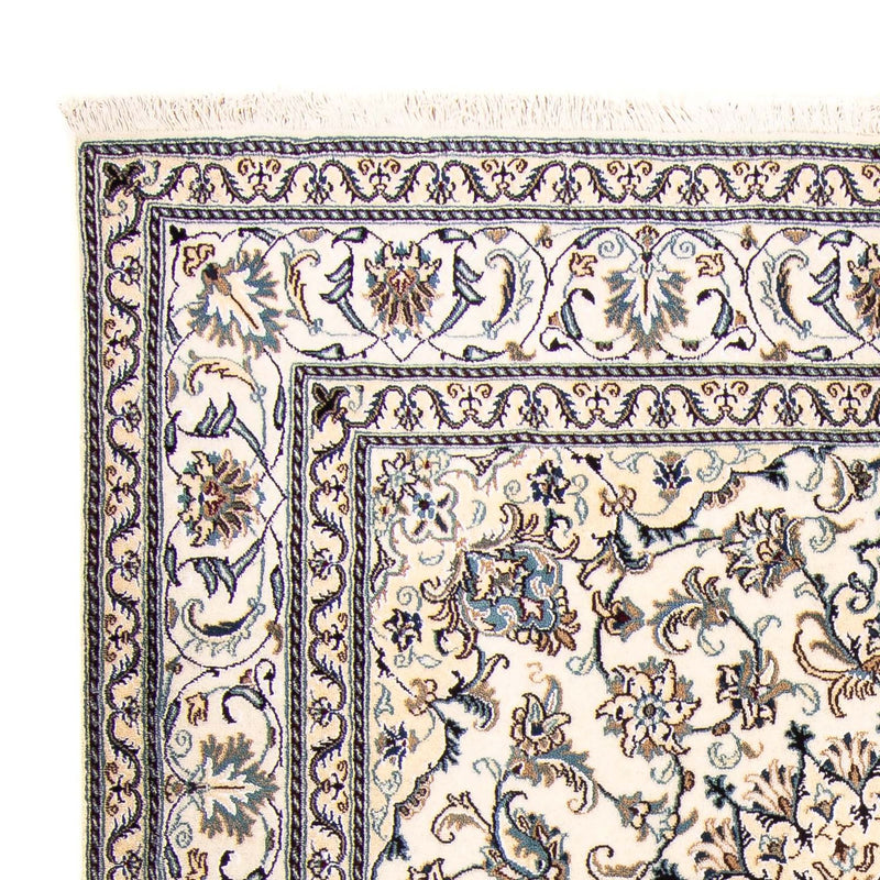 Tapis persan - Nain carré  - 200 x 195 cm - beige
