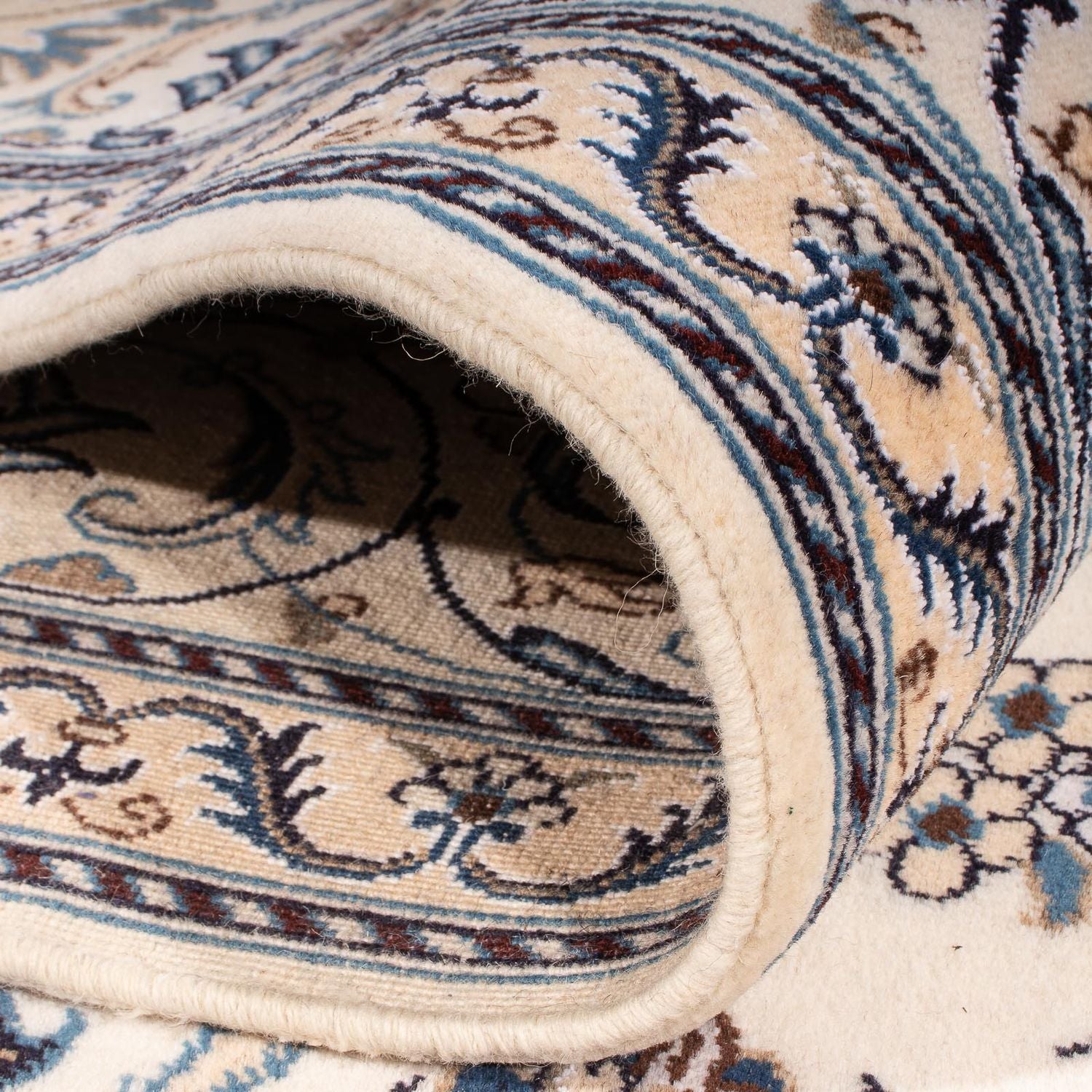 Tapis persan - Nain - 266 x 198 cm - beige