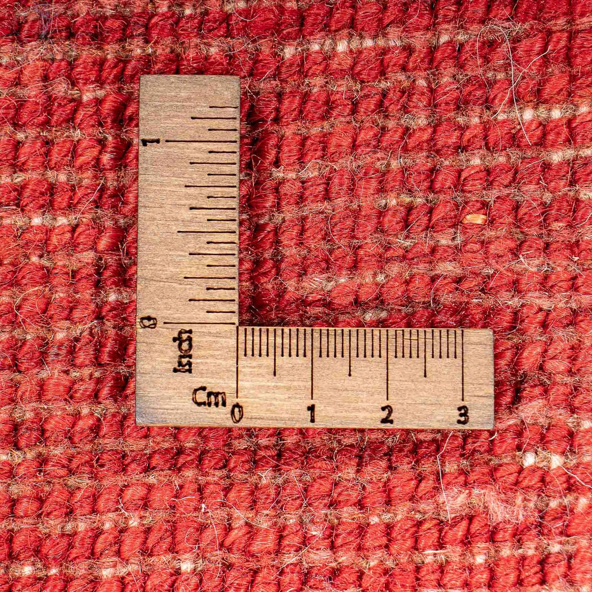 Tapis Gabbeh - Loribaft Persan - 136 x 64 cm - rouge foncé