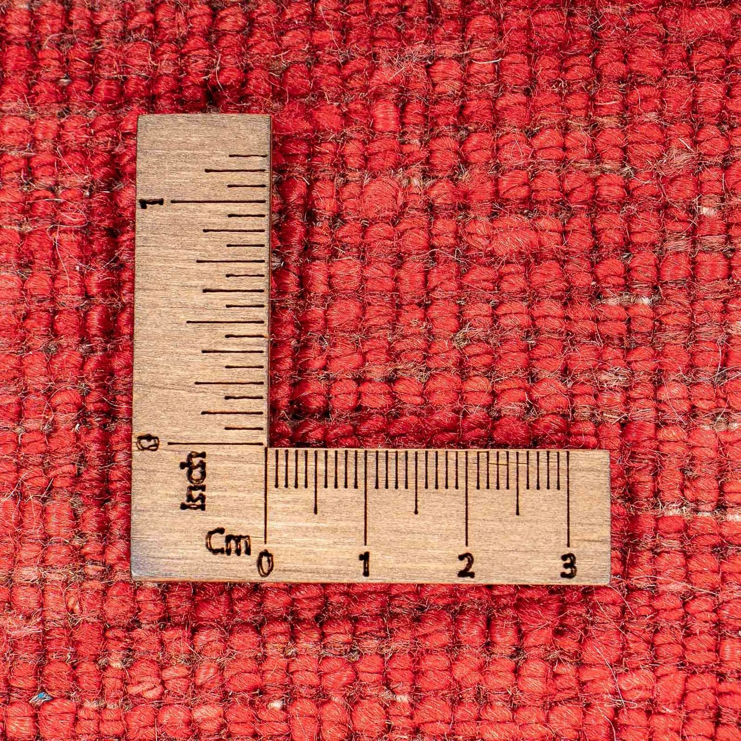 Tapis Gabbeh - Loribaft Persan - 140 x 72 cm - rouge foncé