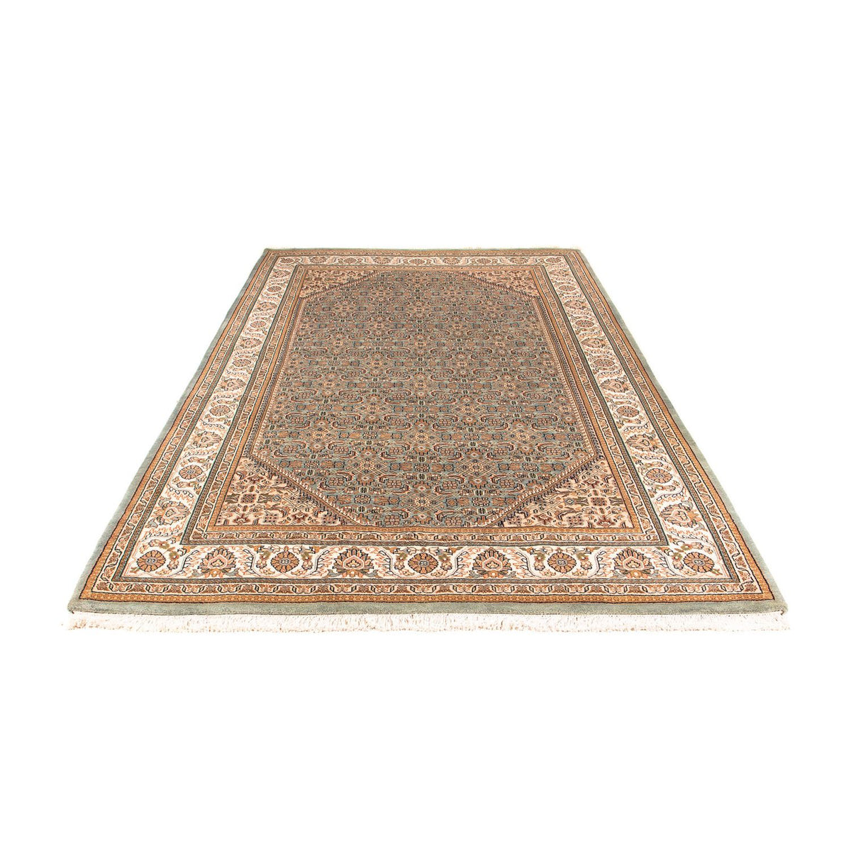 Tapis oriental - Bidjar - Indus - 237 x 168 cm - gris clair